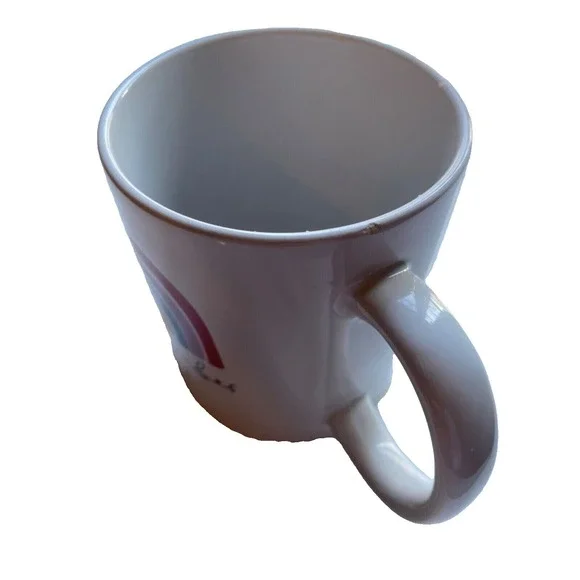 Good Vibes Only Rainbow Ceramic Coffee Mug Multicolor‎ Inspirational Besutiful! - Picture 2 of 3